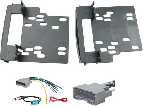 2 Din Radio Frame Bracket for CRYSLER 200 300 Dodge Avenge Grand Caravan Charger Jeep Compass Patriot Dash Mount Kit in Saudi Arabia