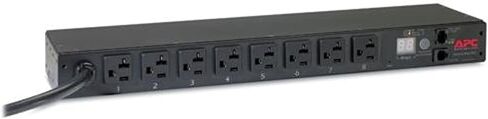 شنايدر إلكتريك رف PDU، مقيس، 1U، 20A، 120V، 8 5-20 in Kuwait