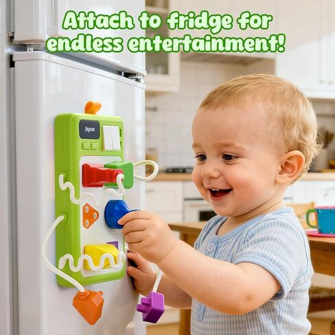 JoyCat Busy Board Plug Playset for Toddlers 1-3, Sensory Power Strip with Colors, Songs & Appliance Sounds, Fine Motor Learning Board with Cards & Suction Cups, Travel Activity for Car & Home in Saudi Arabia
