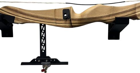 SAS Southland Archery Supply شاشة تثبيت على الحائط لقوس منحني، قوس طويل، قوس الصيد، القوس التقليدي، القوس المركب، قوس المسدس، القوس والنشاب، والمزيد (أسود) in Kuwait