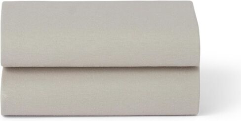 Snuz Baby Crib Sheets - Fits SnuzPod 3, 5 & Studio, 100% Jersey Cotton Baby Bassinet Sheets, Machine Washable, Tumble Dryer Safe, Breathable, Universal Fit 17"x31", 2 Pack, Sage/Cross in Saudi Arabia