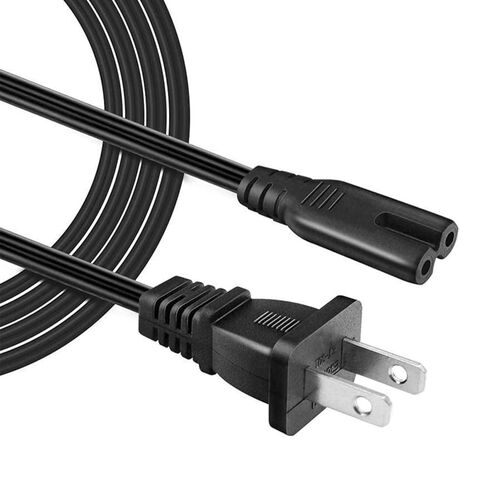DKKPIA US 2-Prong Fig 8 AC Power Cord Cable Lead Connector for PS2 PS3 PS4 Slim in Saudi Arabia