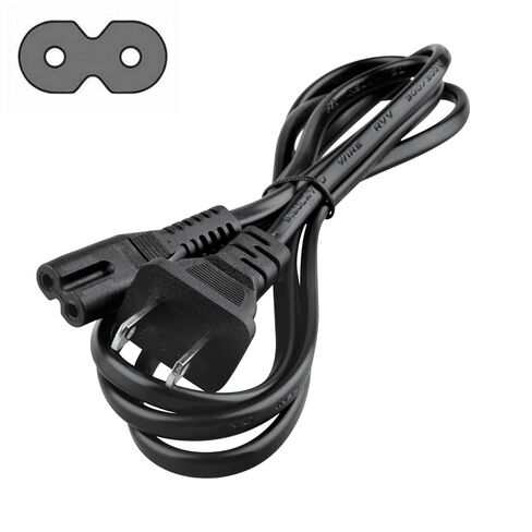 DKKPIA US 2-Prong Fig 8 AC Power Cord Cable Lead Connector for PS2 PS3 PS4 Slim in Saudi Arabia