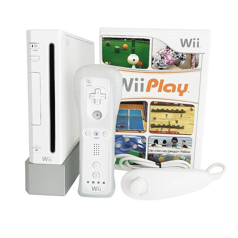 حزمة وحدة تحكم Wii مع لعبة Wii Play (لاعبان) - تلفزيون ذكي جاهز (متجدد) in Saudi Arabia
