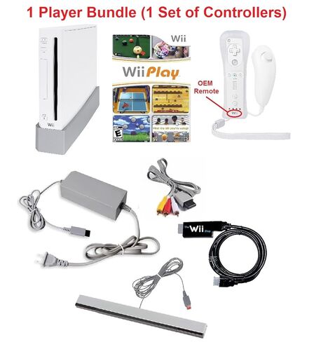 حزمة وحدة تحكم Wii مع لعبة Wii Play (لاعبان) - تلفزيون ذكي جاهز (متجدد) in Saudi Arabia