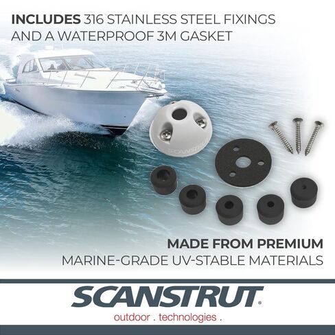 Scanstrut DS6-P Micro Cable Seal للكابلات من 2-6 مم-بلاستيك ، عدد واحد (حزمة 1) in Saudi Arabia