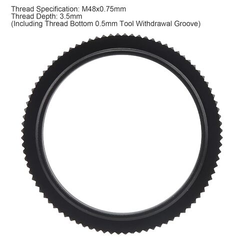 Telescope Photo Adapter, Adapter Ring M48 to M48 Male to Male Aluminium Alloy 0.75mm External Thread M48 Coupling Ring Adapter in Saudi Arabia