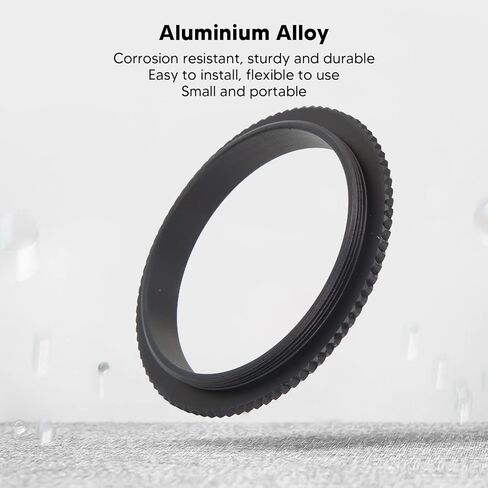 Telescope Photo Adapter, Adapter Ring M48 to M48 Male to Male Aluminium Alloy 0.75mm External Thread M48 Coupling Ring Adapter in Saudi Arabia