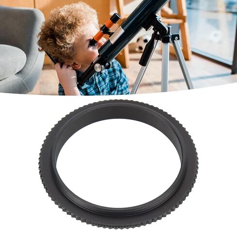Telescope Photo Adapter, Adapter Ring M48 to M48 Male to Male Aluminium Alloy 0.75mm External Thread M48 Coupling Ring Adapter in Saudi Arabia