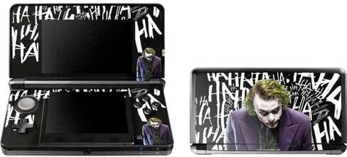 ملصق Skinit المخصص للألعاب المتوافق مع 3DS (2011) - تصميم Warner Bros Joker The Dark Knight المرخص رسميًا in Kuwait