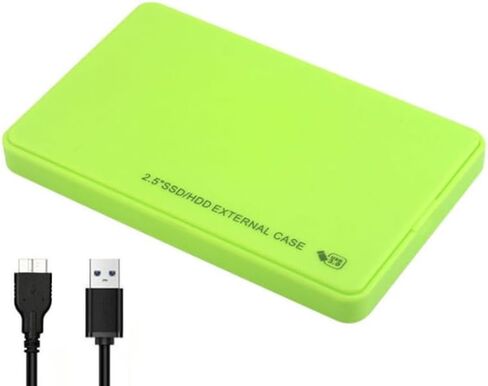 2.5" External Hard Drive Enclosure for SATA HDD SSD 7-9.5mm, USB 3.0 5Gbps USB C to SATA Adapter Storage Case, 6TB Capacity in Saudi Arabia