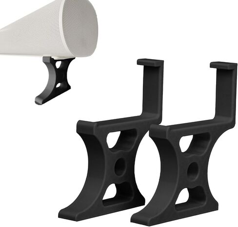 Soundbar Stand for Sonos Arc Ultra with 3 Height Adjustments(25mm-75mm), Sturdy Riser Base for TV & Shelf, Prevents Audio Blockage, Tool-Free Installation (50mm Black) in Saudi Arabia