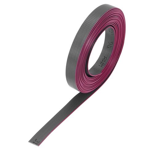 Generic 30AWG IDC سلك كابل الشريط المسطح 2 متر/6.6ft طول 0.635 مللي متر الملعب 10 دبوس رمادي لتوصيل JTAG/ISP in Saudi Arabia