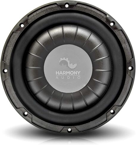 Harmony Audio HA-F104 Universal Car Stereo Flatline Series 10" Sub 700W Single 4 Ohm Subwoofer، 46CXA4001 Class D Mono 800W Peak Sub Amp و110H Single 10" Sub Box in Kuwait