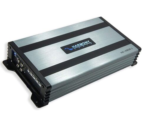 Harmony Audio HA-A800.1 متوافق مع GMC Sierra Crew Cab 2014-2018 Car Stereo Class Damp Mono 1600W Subwoofer Amplifier، 43C104 10" C10 Series Sub & GM2X10-CREW14UP Dual 10" Sub Box Subwoofer in Kuwait