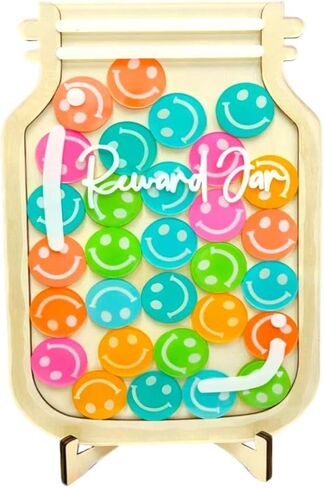 Magnetic Reward jar,Star Shaped Reward jar, Classroom Management Tool, Back to School Gift in Kuwait