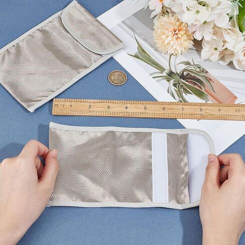 2 Pieces 17.8cm x 11.9cm EMF Blocking Shield Sleeves for Cell Phones 3mm Thick Anti-EMP Signal Blocking Bags with EMF Protection for Phone Privacy and Security in Saudi Arabia