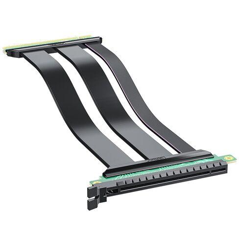 كابل Riser 10Gtek PCIe 4.0 x16، ذكر 180 درجة إلى أنثى 90 درجة لبطاقات الرسومات ذات التركيب الرأسي، متوافق مع RTX4090، RTX4080، RX7900XTX، 20 سم / 0.66 قدم in Kuwait