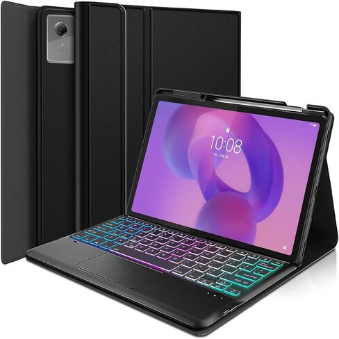 Touchpad Keyboard Case for 2025 Lenovo Idea Tab Plus 12.1 Inch/Tab K12, Wineecy 3-Zone Backlight Detachable Wireless Keyboard & Premium PU Case for 12.1" Lenovo Idea Tab Plus/Tab K12 (TB361FU/TB361ZU) in Saudi Arabia