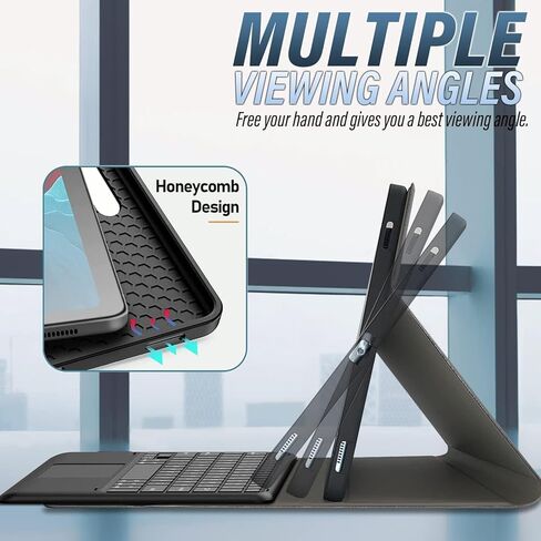 Touchpad Keyboard Case for 2025 Lenovo Idea Tab Plus 12.1 Inch/Tab K12, Wineecy 3-Zone Backlight Detachable Wireless Keyboard & Premium PU Case for 12.1" Lenovo Idea Tab Plus/Tab K12 (TB361FU/TB361ZU) in Saudi Arabia