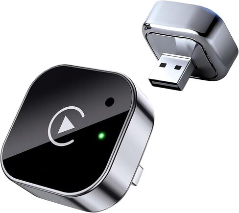 2026 محول CarPlay & Android Auto 2 في 1 - تحويل سلكي إلى لاسلكي، اتصال تلقائي سريع، واي فاي بدون تأخير 5.8 جيجا هرتز، توصيل وتشغيل USB/USB-C Mini Dongle لنظام iOS 10+ وAndroid 11+ in Kuwait