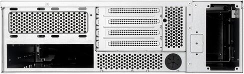 هيكل خادم Silverstone Technology RM32 3U Rackmount يدعم بطاقات الرسومات المتطورة ذات 4 فتحات ومشعات مقاس 360 مم، SST-RM32 in Saudi Arabia