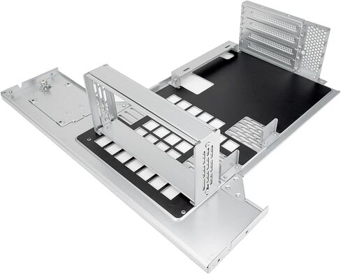 هيكل خادم Silverstone Technology RM32 3U Rackmount يدعم بطاقات الرسومات المتطورة ذات 4 فتحات ومشعات مقاس 360 مم، SST-RM32 in Saudi Arabia