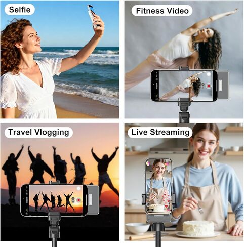 Newmowa 5" Magnetic Vlog Selfie Monitor Screen,Touchscreen and Zoom Focus,Built-in Speaker,Direct Connection,4K 30fps Wireless Monitor for TikTok,Compatible with iPhone 11-17,Samsung S23-S25(Grey) in Saudi Arabia