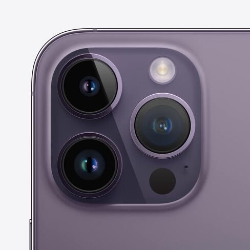 بديل الزجاج الخلفي الأصلي لهاتف iPhone 14 Pro لجميع الحاملات مع لاصق مثبت مسبقًا وأداة إصلاح 14 Pro (أرجواني غامق) in Saudi Arabia