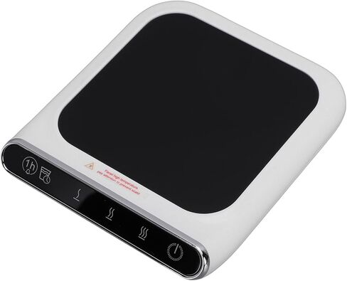سخان كوب القهوة من BRRNOO مزود بمنفذ USB لتدفئة الأكواب الذكية مع 3 إعدادات لدرجة الحرارة وإيقاف التشغيل التلقائي للتدفئة للمكتب والمنزل والسفر من زجاج ABS in Kuwait