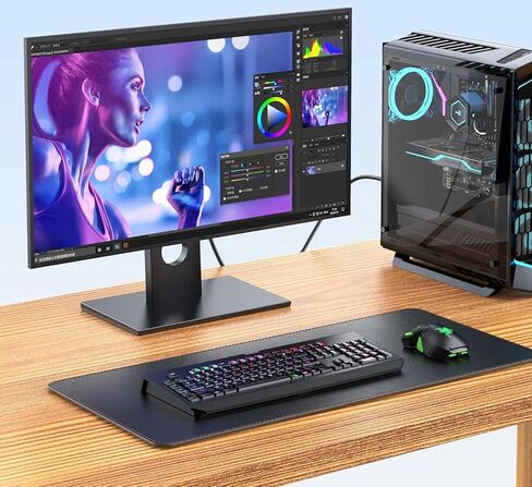 كابل DisplayPort 2.1، كابل DP 2.1 عالي السرعة 80 جيجابت في الثانية، 16K@60 هرتز، 8K@120 هرتز، 4K@240 هرتز، يدعم HDR الديناميكي/HDCP/DSC و3D، كمبيوتر ألعاب G-Sync FreeSync، شاشة ألعاب، مضفر، 6.6 قدم، أسود in Saudi Arabia
