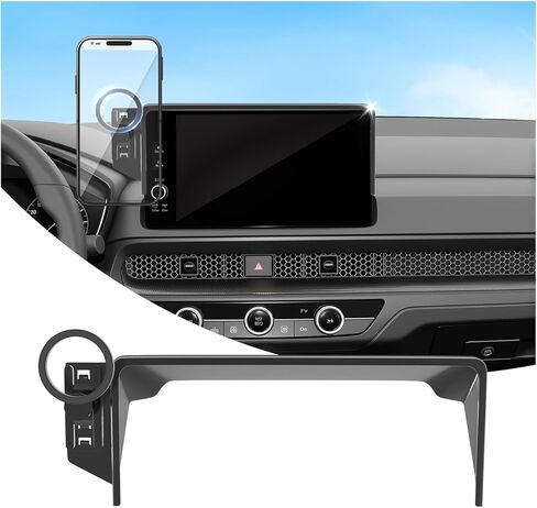 Car Phone Holder for Honda CR-V 2023 2024 2025 2026 & HR-V 2023 2024 2025 2026 Accessories, Compatible MagSafe, 360° Rotation, Super Strong Magnetic Attraction(for 9/7 inch Screen only) in Kuwait
