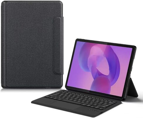 Keyboard Case for Lenovo Idea Tab Pro 12.7 Inch 2025 (TB373FU/TB375FC), Rechargeable Bluetooth Keyboard Cover for Idea Tab Pro 12.7" with Any-Angle Stand, Multi-Touch Trackpad, Pencil Holder in Saudi Arabia