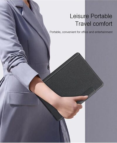 Keyboard Case for Lenovo Idea Tab Pro 12.7 Inch 2025 (TB373FU/TB375FC), Rechargeable Bluetooth Keyboard Cover for Idea Tab Pro 12.7" with Any-Angle Stand, Multi-Touch Trackpad, Pencil Holder in Saudi Arabia