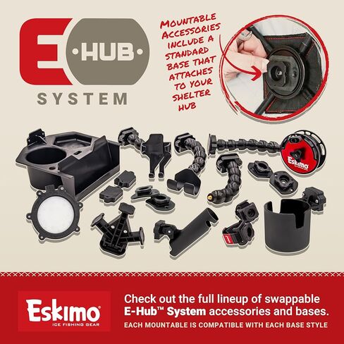 Eskimo® E-Hub™ Triple Mount Splitter, Shelters, Black, 47662 in Saudi Arabia