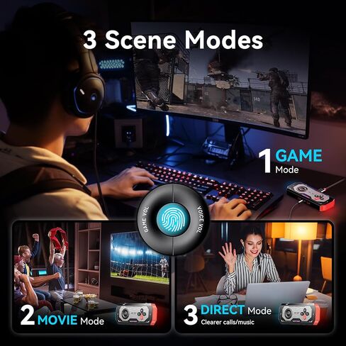 VENTION 7.1 Gaming DAC External USB Sound Card, 7.1 Virtual Surround Sound Blaster, 24bit/192KHz, RGB Light System, Gaming Audio Amplifier Compatible with PS5, PS4, Xbox, Nintendo Switch, PC, Headset in Saudi Arabia
