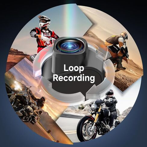 Moman H4C Motorcycle Helmet Headset with1080P Camera with PMS1 Bike Motorcycle Phone Holder 【Unobstructed Lens】 in Saudi Arabia