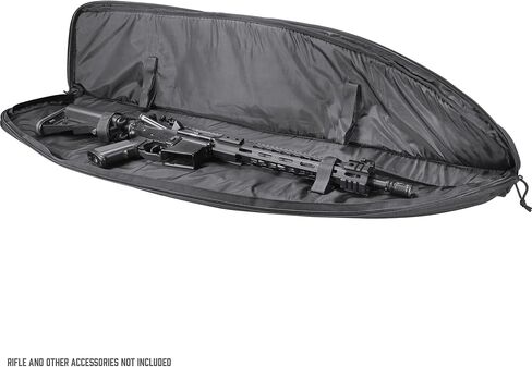 Barska BI13114 Loaded Gear RX-100 42" Tactical Padded Rifle Bag, Black in Saudi Arabia