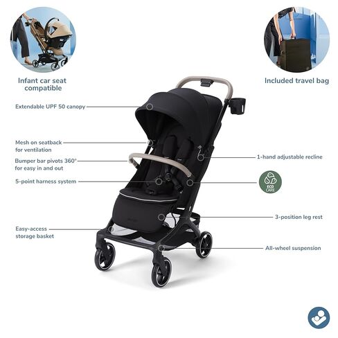 Maxi-COSI Oxford Cabin Lightweight Travel Stroller, Sea Shadow in Saudi Arabia