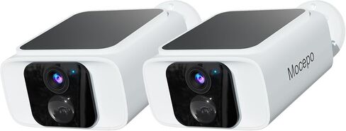 Solar Camera Outdoor Wireless 4MP -2.4G&5G WiFi Security Camera with Integrated Solar Panel, Color Night Vision, Compatible with Alexa in Saudi Arabia