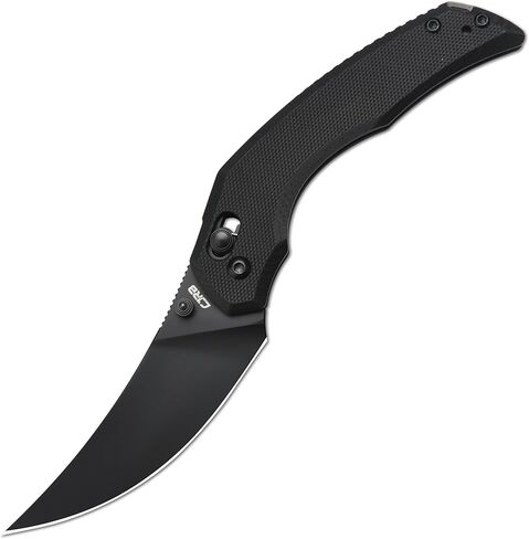 سكين CJRB Nanner قابل للطي، 3.23 بوصة AR-RPM9 سكين جيب بمقبض G10 للرجال والنساء، سكين EDC بقفل العارضة للتخييم والمشي لمسافات طويلة، صممه Dustin Rhodes (J1955 أصفر) in Kuwait