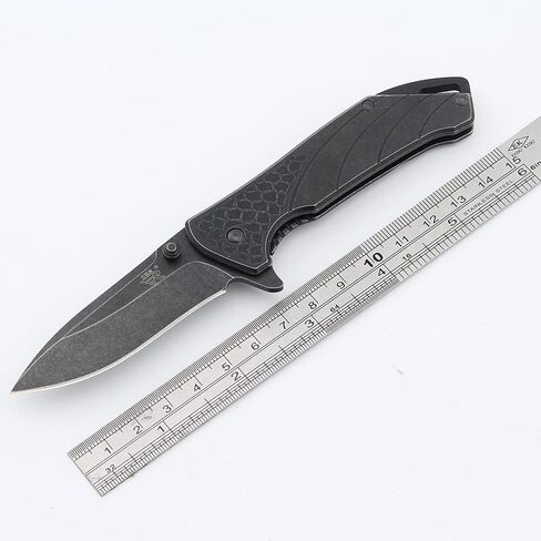 Sanremu 7089LUY 12C27 شفرة مقبض من الفولاذ المقاوم للصدأ في الهواء الطلق التخييم الصيد بقاء قطع EDC سكاكين الجيب in Kuwait