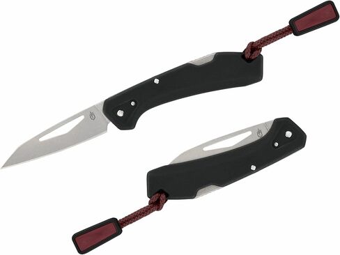 Gerber Gear LST Mini - سكين جيب خفيف الوزن قابل للطي للمشي والتخييم - أداة EDC - شفرة متينة من الفولاذ المقاوم للصدأ - أسود in Kuwait
