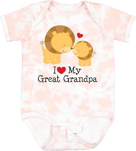 inktastic I Love My Great Grandpa Baby Bodysuit in Saudi Arabia