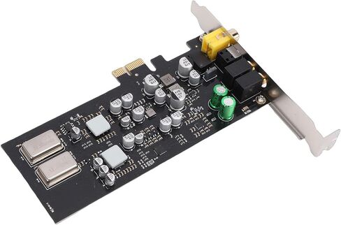 بطاقة صوت PCIE، برامج تشغيل سماعات الرأس DACs المزدوجة مع ES9018K2M DAC، بطاقة صوت HiFi احترافية لأنظمة OS X in Saudi Arabia