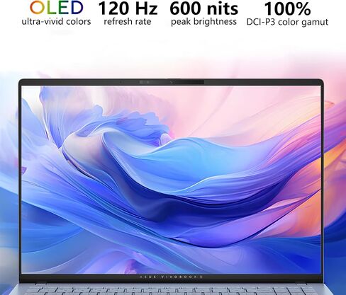 ASUS Vivobook S16 Copilot+ AI PC Laptop | 16" 2.8k OLED 120Hz | Intel Core Ultra 9 285H | 32GB RAM 1TB SSD | RGB Backlit for Creator Designer Business Professional Win11 Pro w/DLCA Accessory in Saudi Arabia