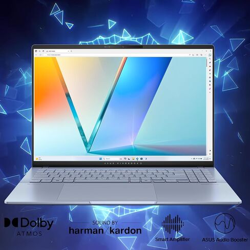 ASUS Vivobook S16 Copilot+ AI PC Laptop | 16" 2.8k OLED 120Hz | Intel Core Ultra 9 285H | 32GB RAM 1TB SSD | RGB Backlit for Creator Designer Business Professional Win11 Pro w/DLCA Accessory in Saudi Arabia