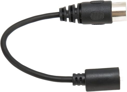 Dioche 5 Pin DIN Keyboard Mouse Converter Cable, DIN 5 Pin Male to Mini 6 Female Adapter Cord for PS2, 0.15m Portable Keyboard Mouse Adapter in Saudi Arabia