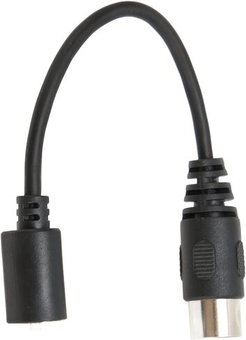 Dioche 5 Pin DIN Keyboard Mouse Converter Cable, DIN 5 Pin Male to Mini 6 Female Adapter Cord for PS2, 0.15m Portable Keyboard Mouse Adapter in Saudi Arabia