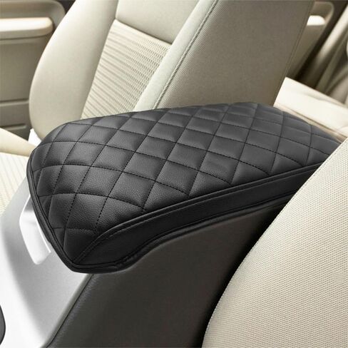 Center Console Armrest Cover for 2001 2002 2003 Mercedes Benz C-Class C200 & C220 CDI & C320 & C240 & C32 AMG Sedan, Vegan Leather Arm Rest Lid Cushion Cover (For Front-opening Console Only) in Saudi Arabia